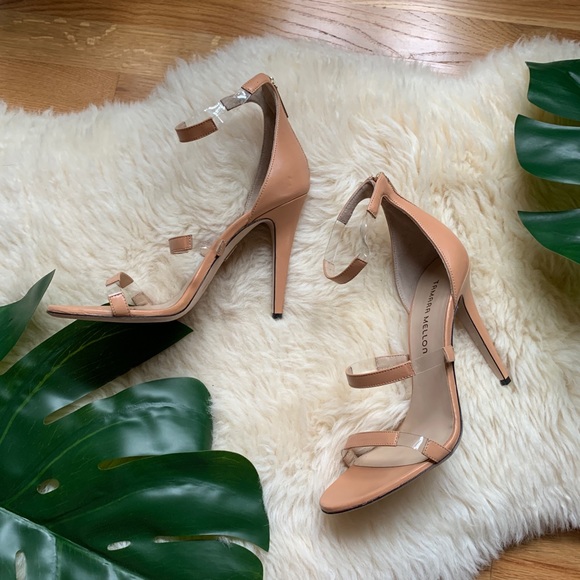 Tamara Mellon Shoes - Tamara Mellon💕Leather Frontline Strappy Heels